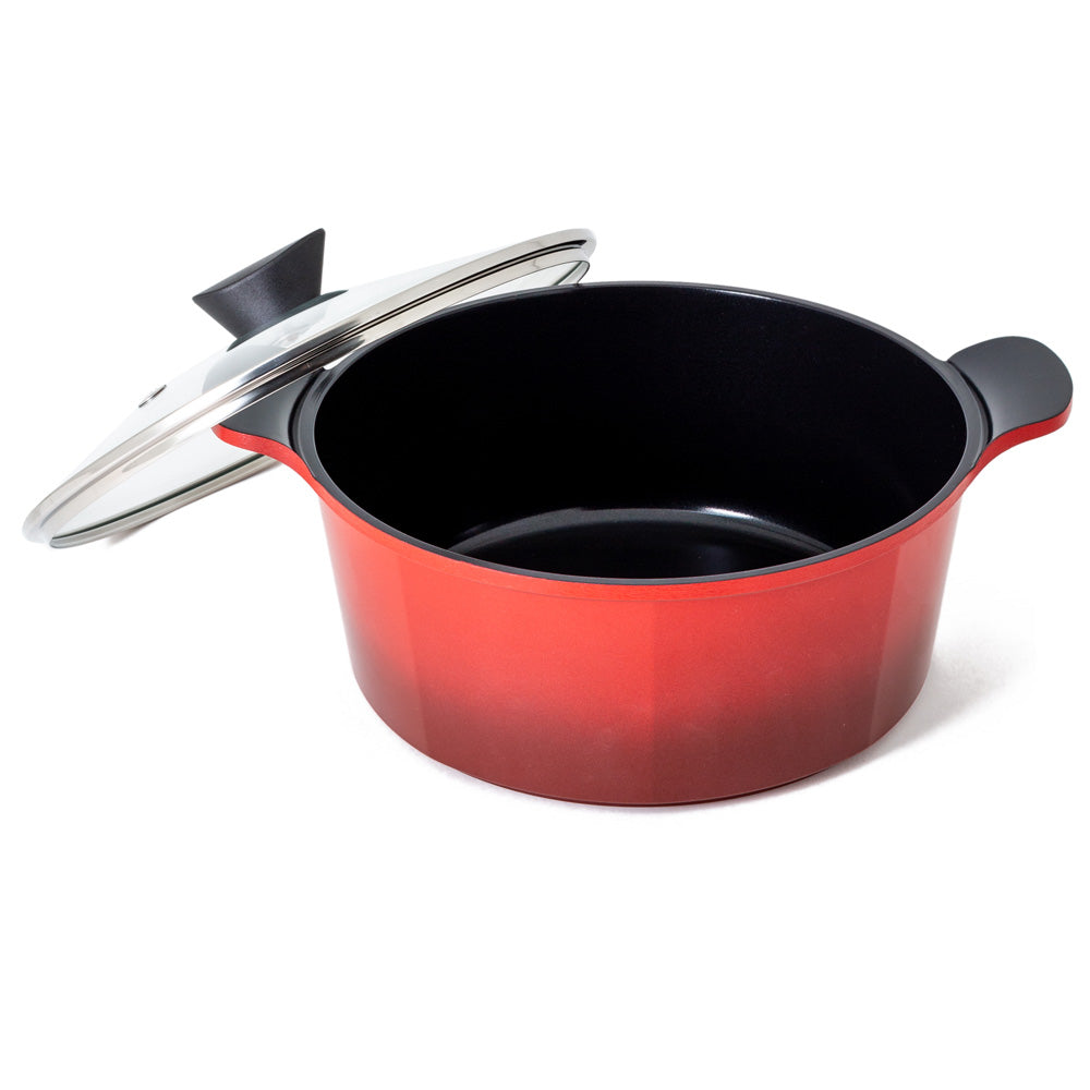 Neoflam Venn 28cm Casserole Induction Red