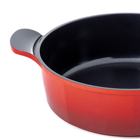 Neoflam Venn 28cm Low Casserole Induction Red
