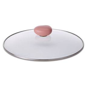 Neoflam Divided 30cm casserole 5.8L Induction with divided steamer Pink