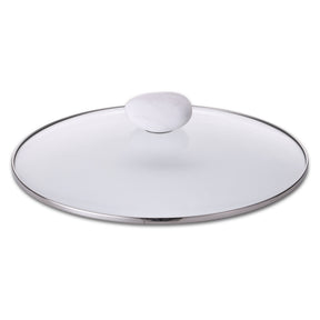 Neoflam Divided 30cm casserole 5.8L Induction with divided steamer White